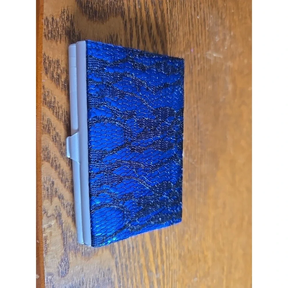 Profusion Eye Shadow‎ Palette 12 Shimmer Shades w/ Mirror 50336 Blue Card Case
